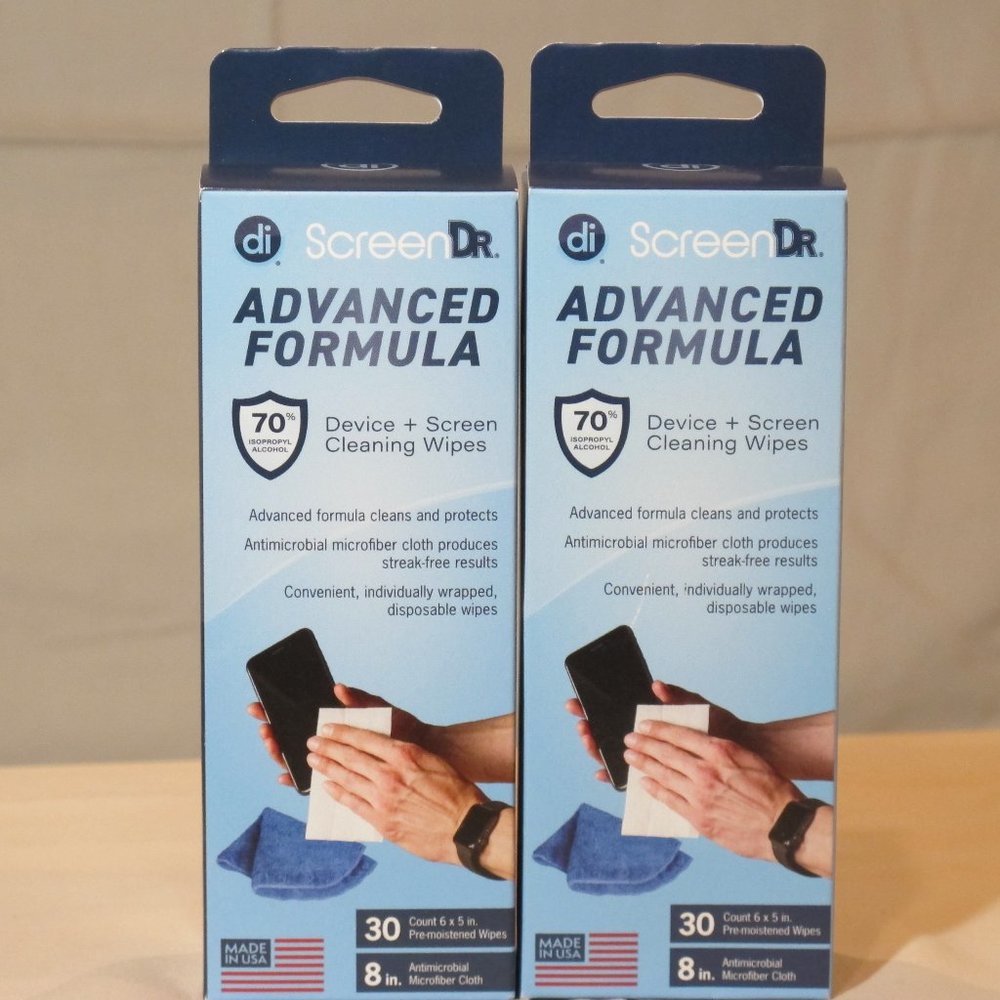 screen doctor device and screen cleaning wipes phone laptop other